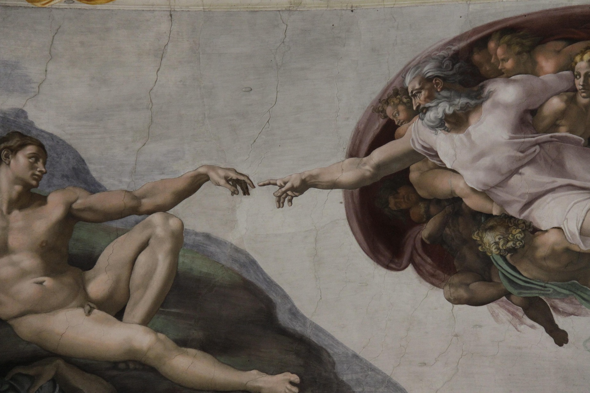 Creation of Adam by Michelangelo
